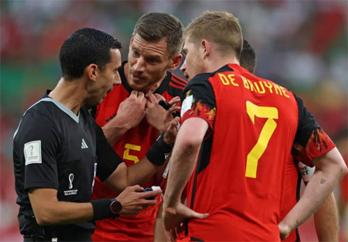 فوز المغرب يشعل فتيل أزمة بين لاعبي منتخب بلجيكا