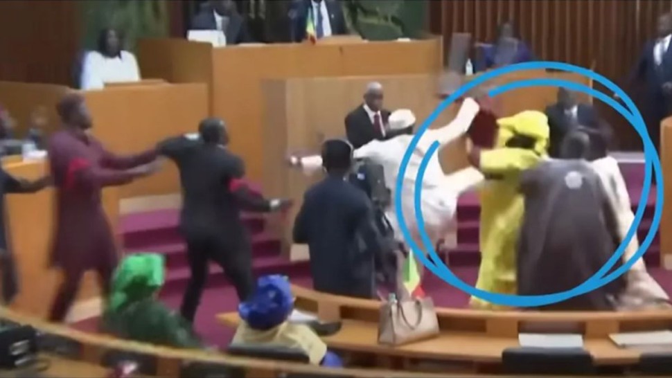 لكمات وضرب بالكراسي/ البرلمان السنغالي يتحول إلى حلبة صراع (فيديو)
