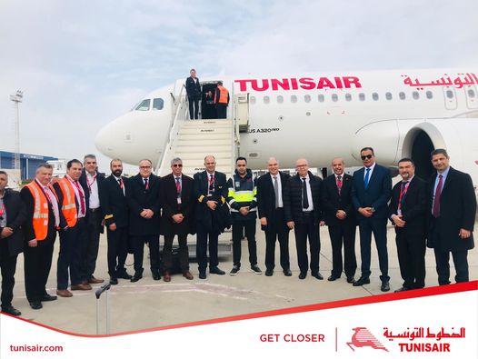 الخطوط التونسية تتسلم طائرتها الجديدة