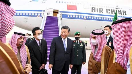 أول تصريح للرئيس الصيني بعد وصوله إلى  السعودية