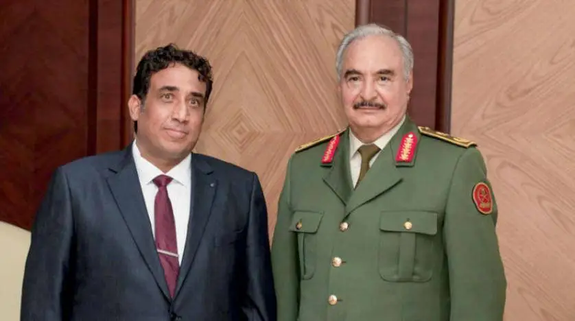 الانتخابات الليبية/ المنفي يلتقي حفتر