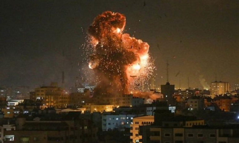 500  شهيد في قصف إسرائيلي لمستشفى بغزة