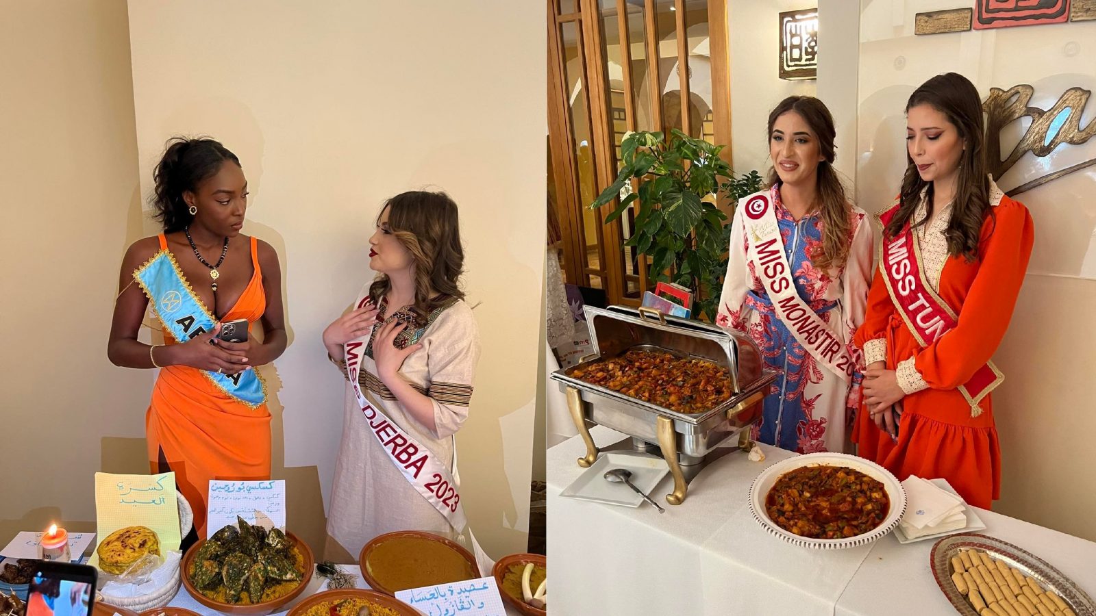 المرشحات لملكة جمال تونس يعرضن أكلات جهاتهنّ (فيديوهات)