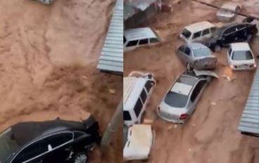 فيديو/ فيضانات مُدمّرة تجتاح مناطق الزلزال في تركيا