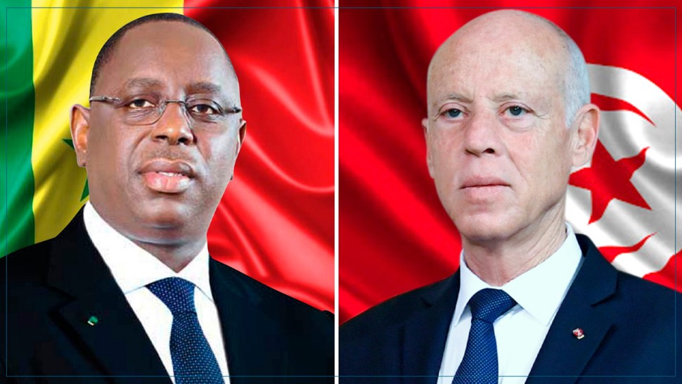 سعيّد لرئيس السنغال: تونس تعتز بانتمائها الإفريقي