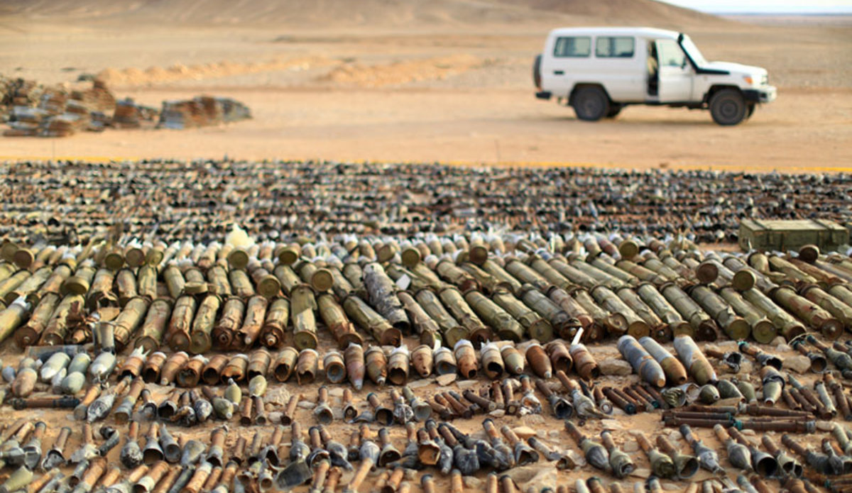 الأمم المتحدة/ مخزون هائل من الذخائر غير المؤمّنة في ليبيا