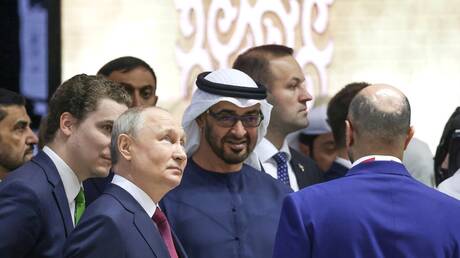 بوتين يتحدّث مع بن زايد عن مشروع روسي ضخم في مصر