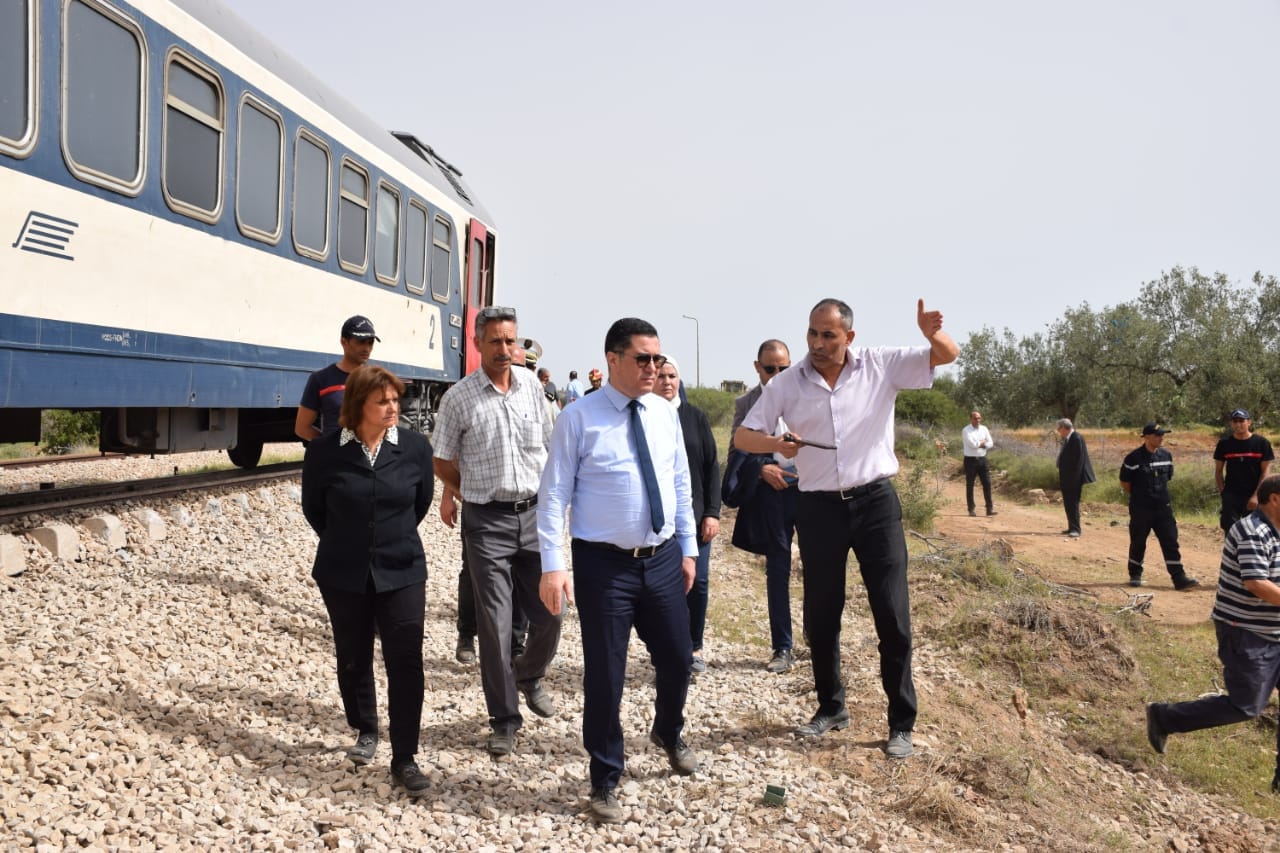 وزارة النقل تكشف: خطأ بشري وراء حادث قطار قابس