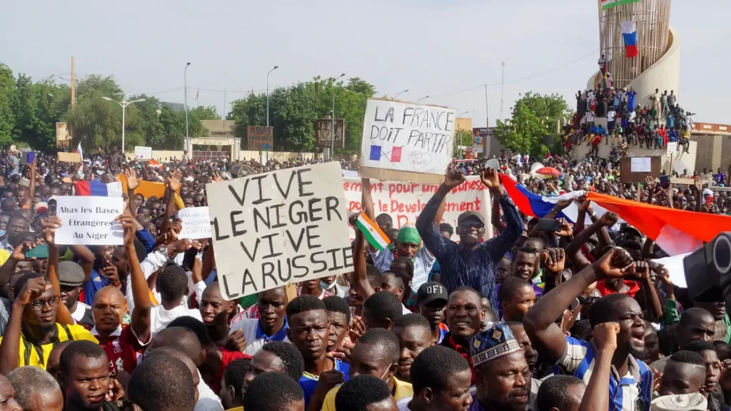 فرنسا احتجاجات النيجر