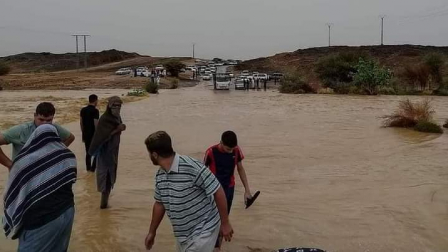 أمطار طوفانية في الجزائر/ طرق مقطوعة وبحث عن مفقودين