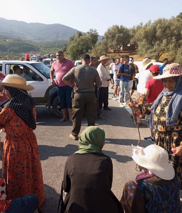 وقفة احتجاجية في طبرقة لهذا السبب (صور)