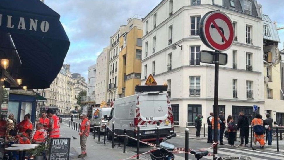 باريس/ إصابات في انفجار مبنى سكني