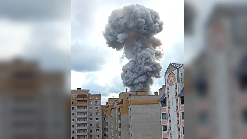 انفجار مصنع في روسيا