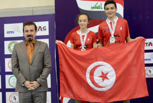 ذهبية جديدة لتونس في البطولة العربية لكرة الطاولة للشباب