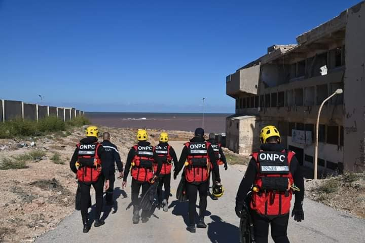حصيلة تدخّلات فريق الإنقاذ التونسي بدرنة (فيديو + صور)