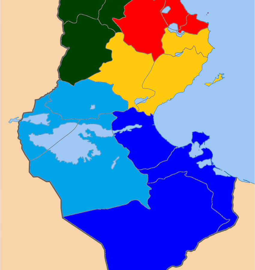 عددها 5/ صدور الأمر المتعلق بتحديد الاقاليم