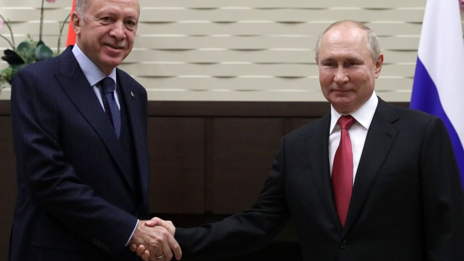 فيديو/ محادثة طريفة لدى استقبال بوتين لأردوغان
