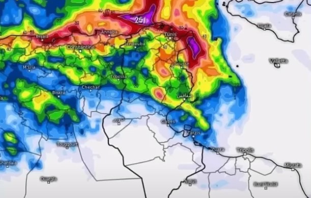 حقيقة الامطار الطوفانية المنتظرة في تونس/ الغنوشي يوضح لـ”تونس الآن”