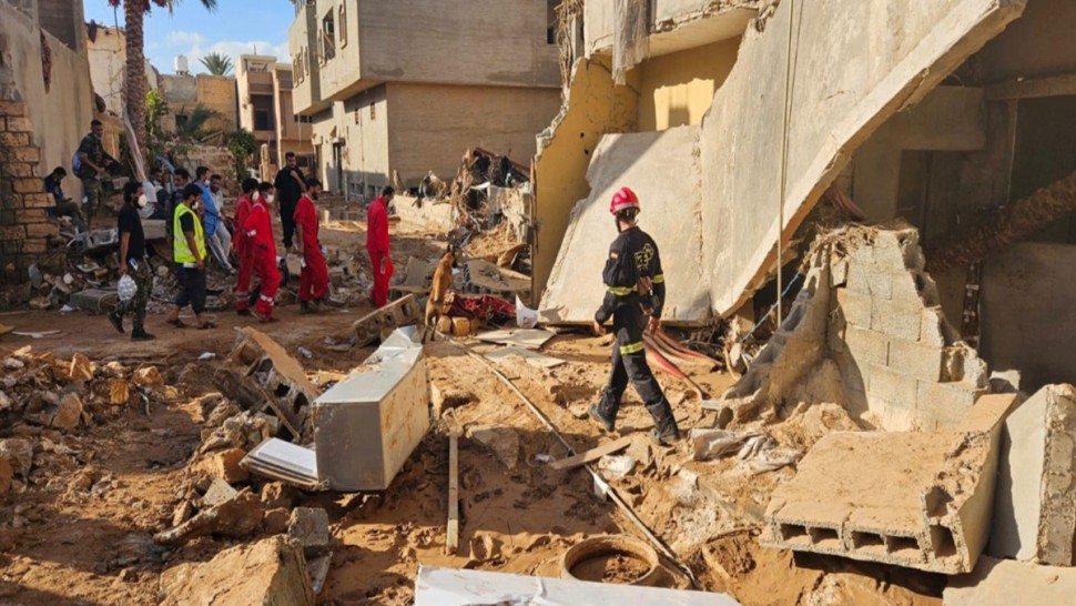 ليبيا/ توقف عمليات البحث عن ناجين من الفيضانات