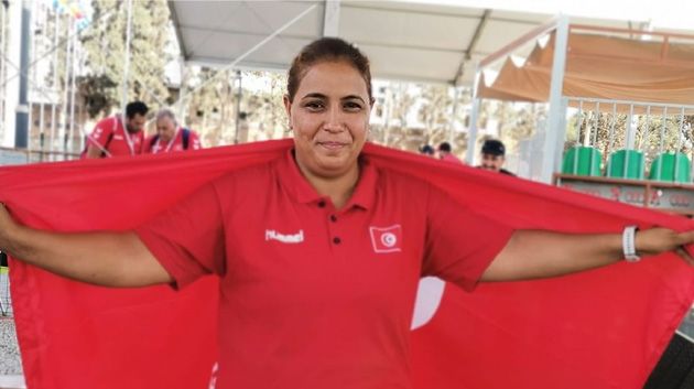 تونسية تحرز بطولة العالم في الكرة الحديدية