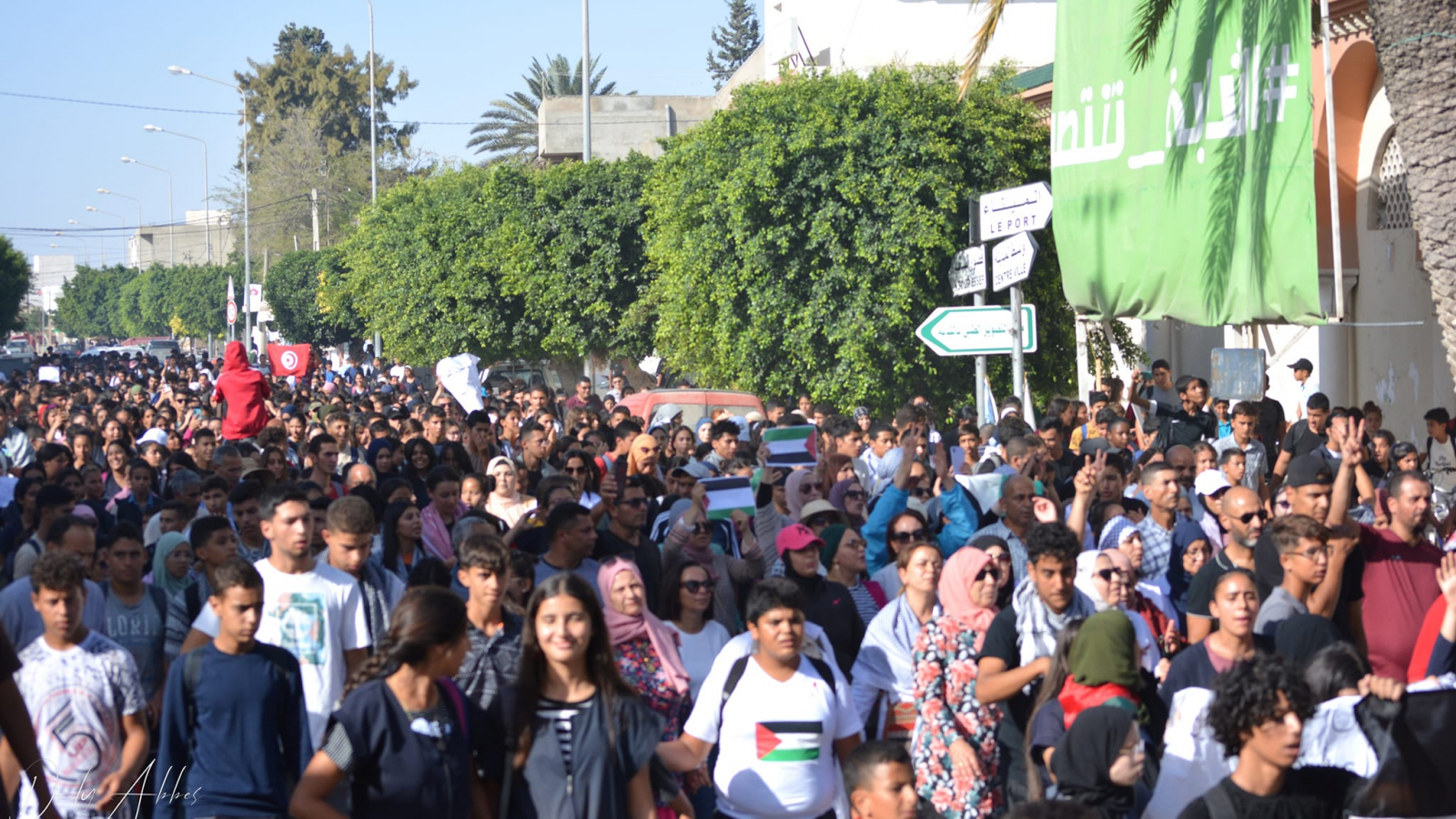 مسيرات شعبية حاشدة بعدد من الولايات مساندة للقضية الفلسطينية ‎(صور)