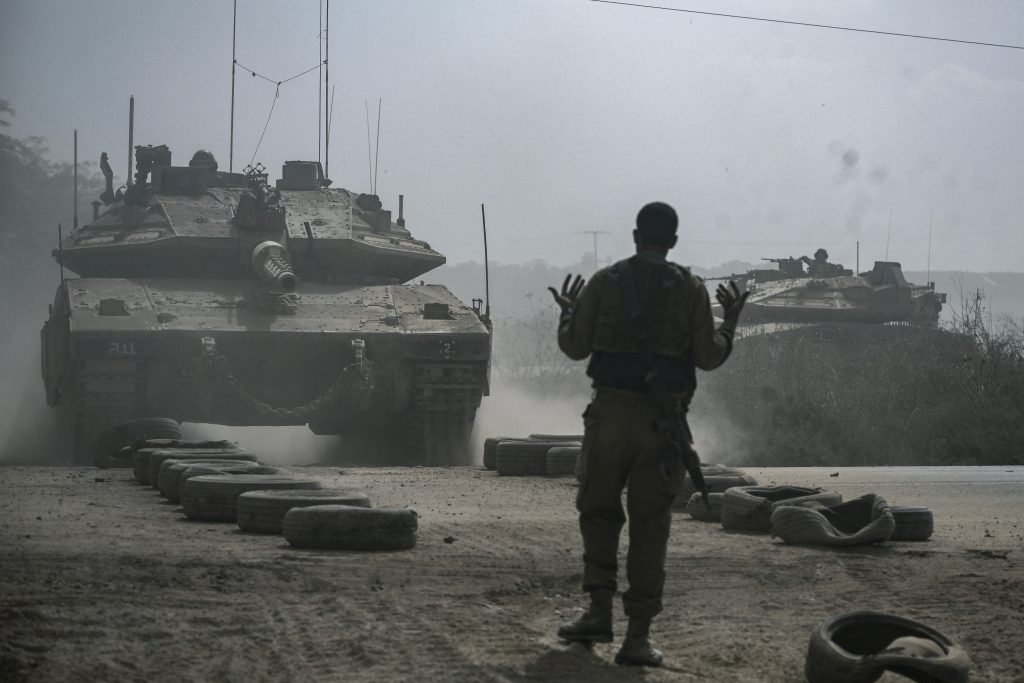 توغل جيش الاحتلال برا في غزة