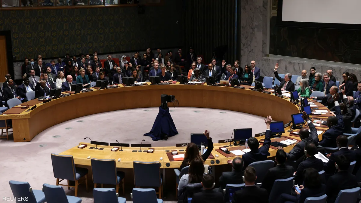 بفيتو امريكي/ مجلس الأمن يرفض قرارا يدين الحرب بين إسرائيل وحماس