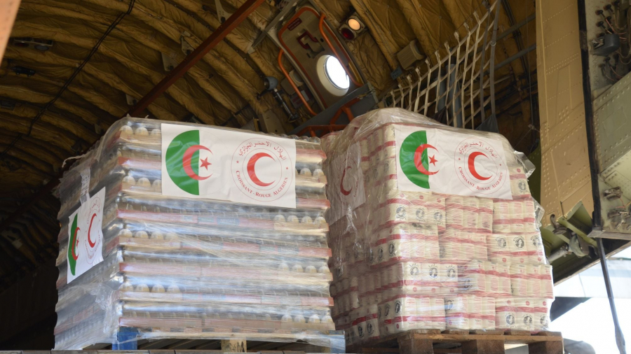 مساعدات جزائرية عاجلة إلى غزة