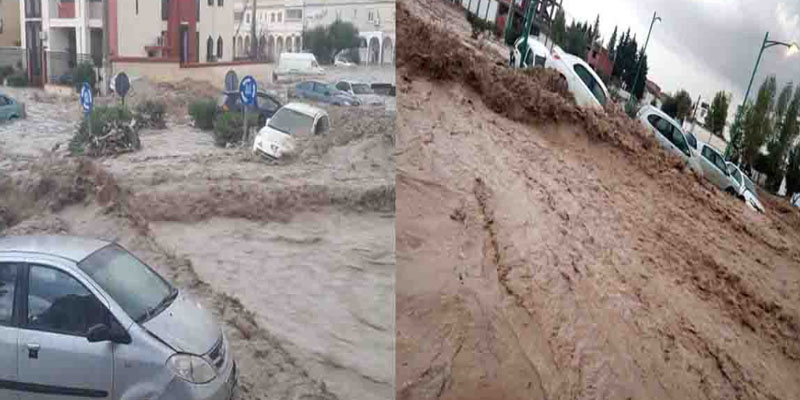 أمطار طوفانية في الجزائر.. وفاة شخص وإجلاء 20 عائلة