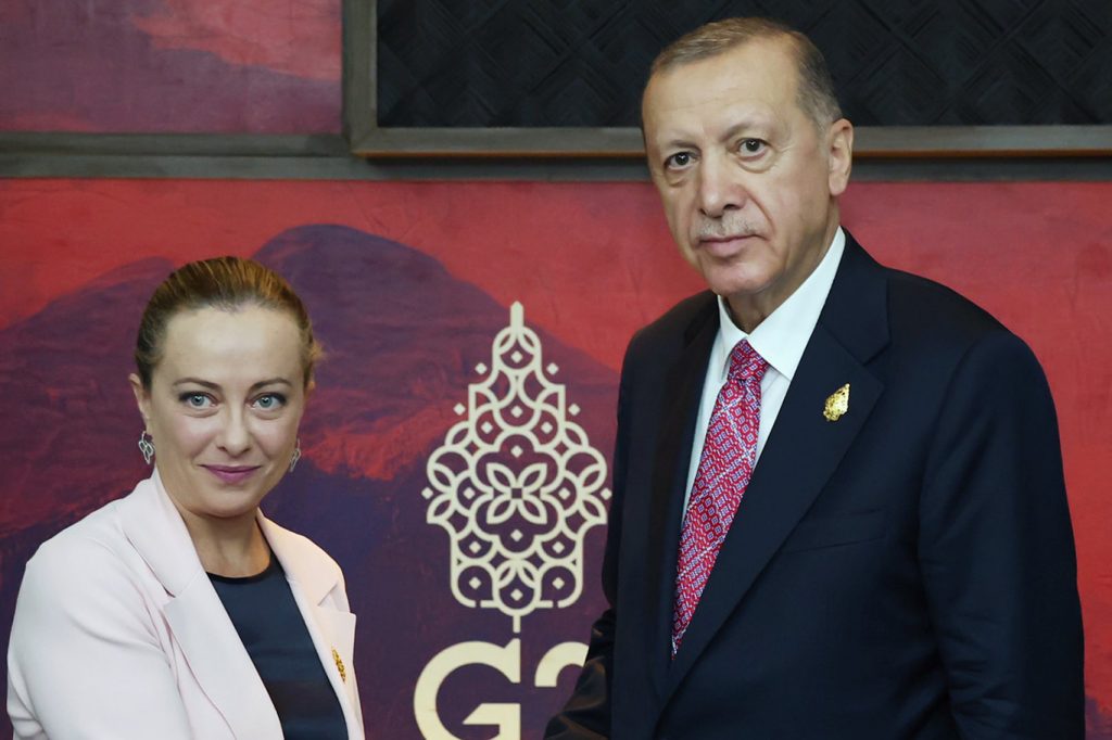 اردوغان وميلوني