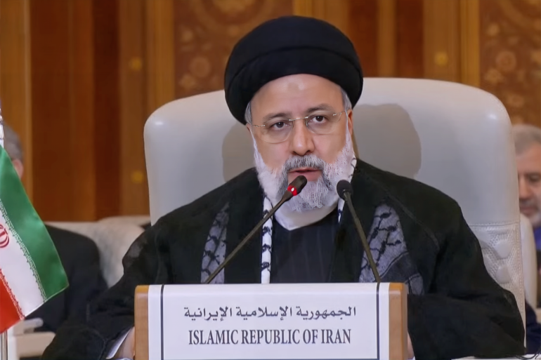 رئيس ايران من الرياض: نريد أن نتخذ قرارا تاريخيا حاسما بشأن ما يحدث في فلـ.سطين