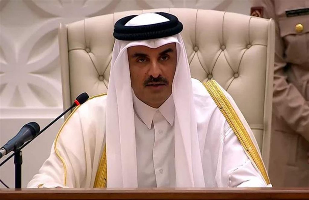 أمير قطر يدعو الأمم المتحدة إلى إجبار الاحت....لال على العودة إلى طاولة المفاوضات