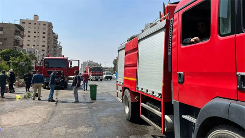 حريق في الاسكندرية