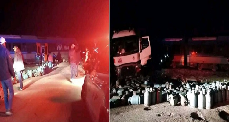 زغوان/ إصابة 16 شخصا في حادث اصطدام شاحنة وقطار