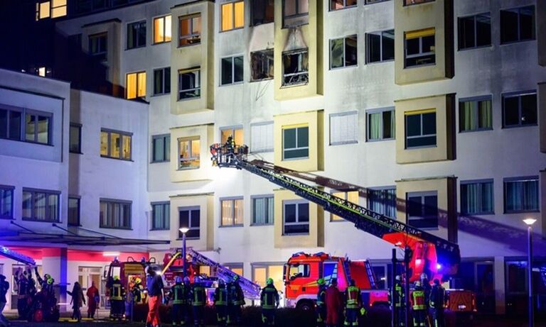 ألمانيا/ اندلاع حريق مروع بمستشفى (صور)