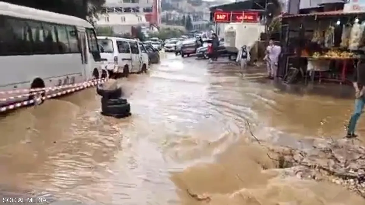 لبنان/ تحذير من سيول وانهيارات صخرية (فيديو)