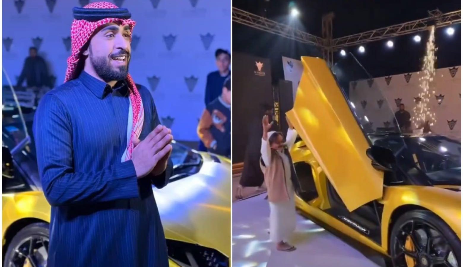 سعودي يُهدي مشهورا سيارة لامبورغيني لسبب غريب!