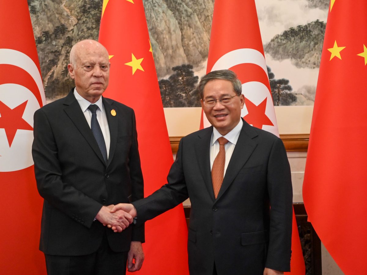 سعيّد للوزير الاول الصيني: تونس تتقاسم مع الصين عديد المبادئ