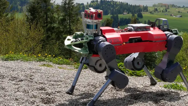 سويسرا/ تصميم روبوت رباعي الأرجل يقفز كالغزال