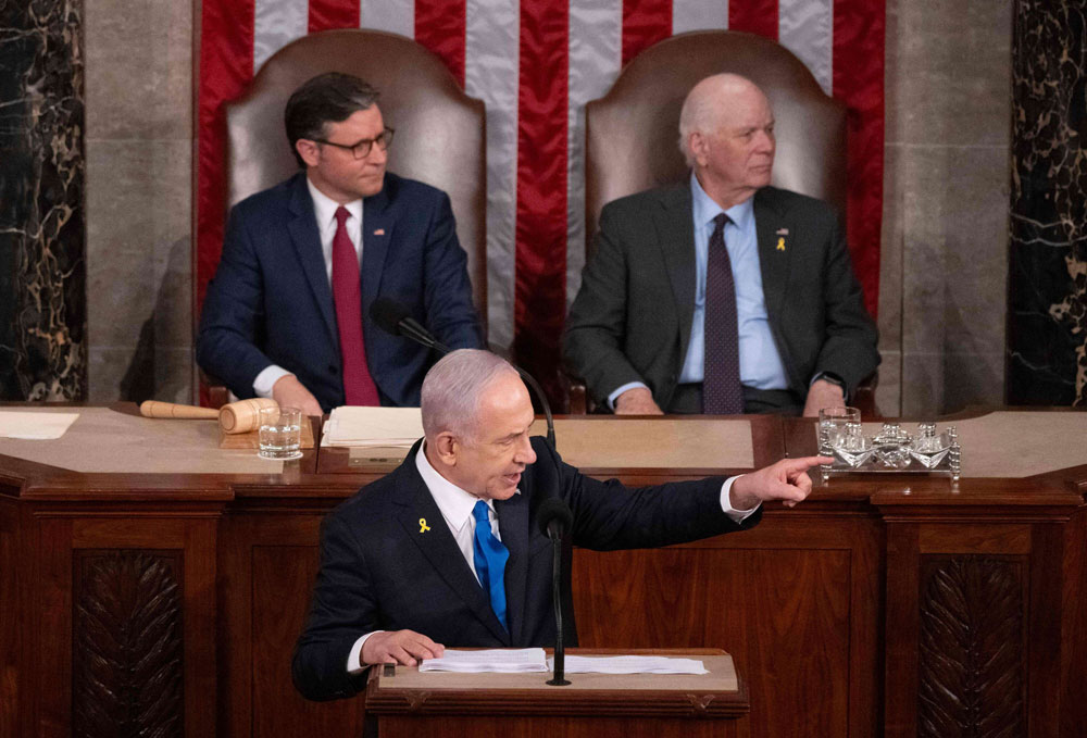 نتنياهو أمام الكونغرس: لا وقف للحرب