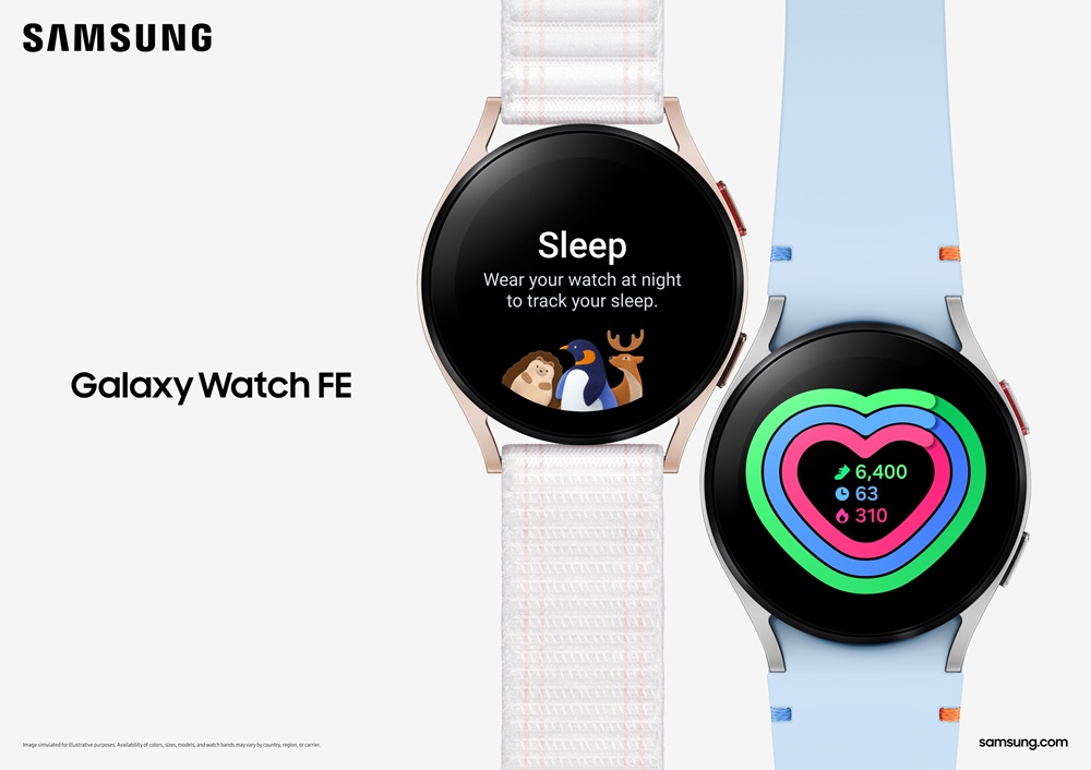 سامسونج تُتيح للمستخدمين الاستفادة من تقنية الصحّة المتقدّمة مع ساعة Galaxy Watch FE الجديدة