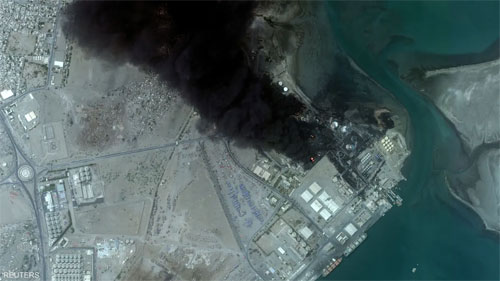 اليمن/ انفجار جديد يهز ميناء الحديدة