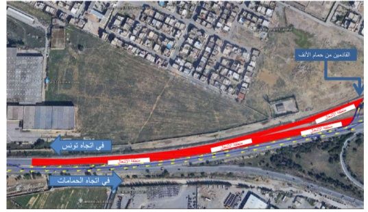 تحويل لحركة المرور بالمدخل الجنوبي للعاصمة