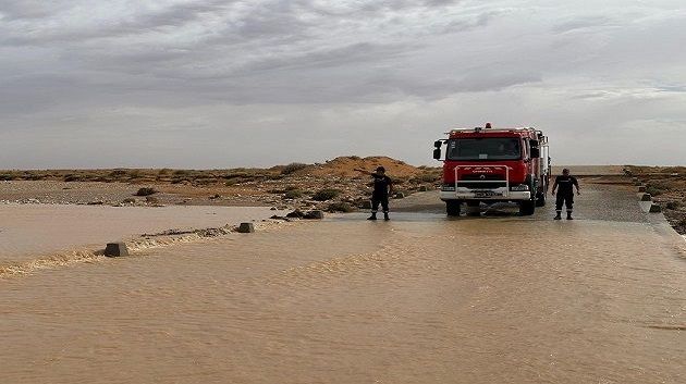 أمطار انقطاع حركة المرور