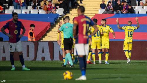 لاس بالماس يفسد على برشلونة احتفالات ذكرى تأسيسه