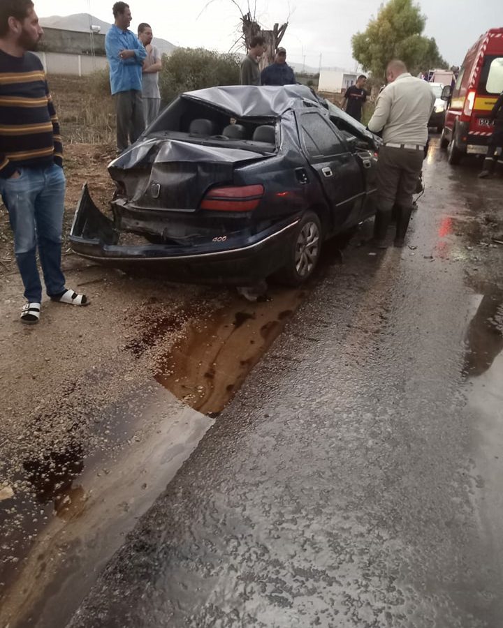 بالصور/ حادث مرور مروع بجندوبة